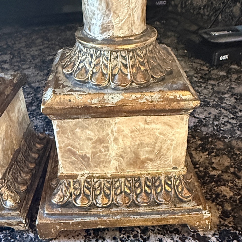 Pedestals replica of antique pedestals excellent condition never used - Picture 13 of 13